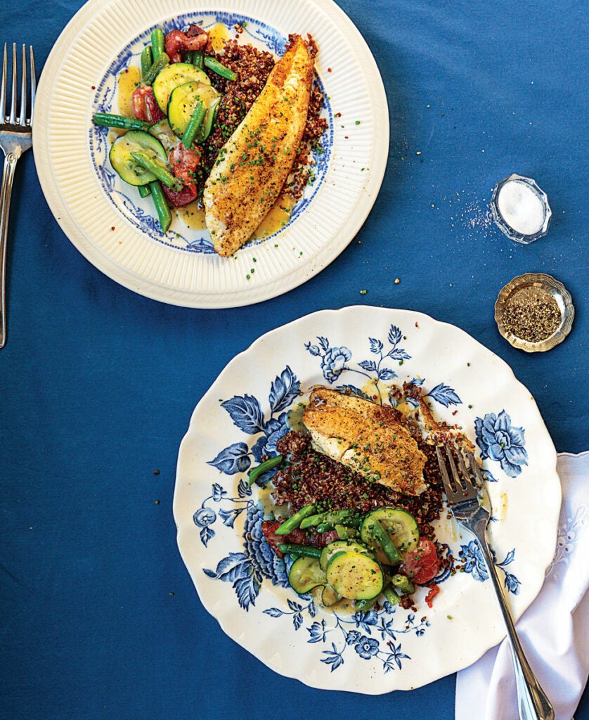 httpswww.saveur.comsitessaveur.comfilesimport20142014-02recipe_pan-fried-sole-with-red-quinoa-and-vegetables_982x1200.jpg