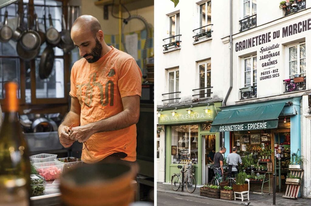 Omar, owner of Paris cafe