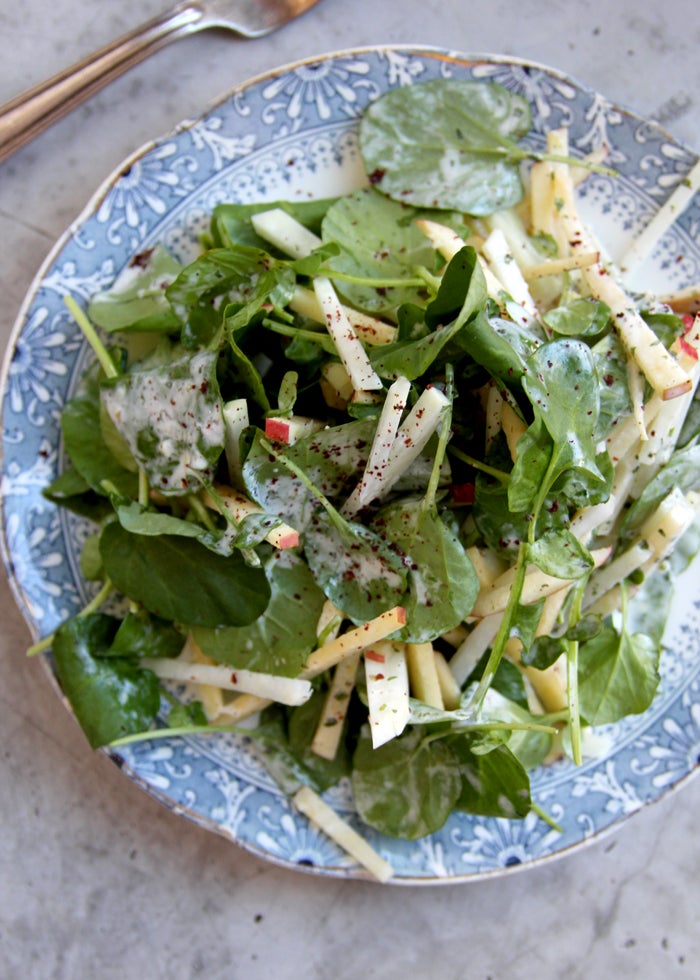 Kohlrabi and Watercress Salad