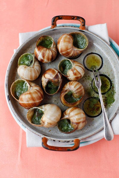 Snails in Garlic-Herb Butter