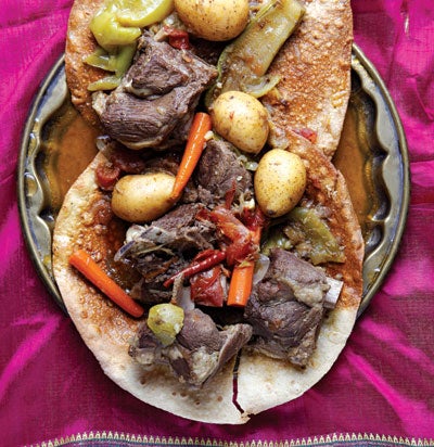 Emirati Lamb Stew (Tharid)