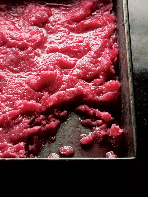 Rhubarb Granita recipe