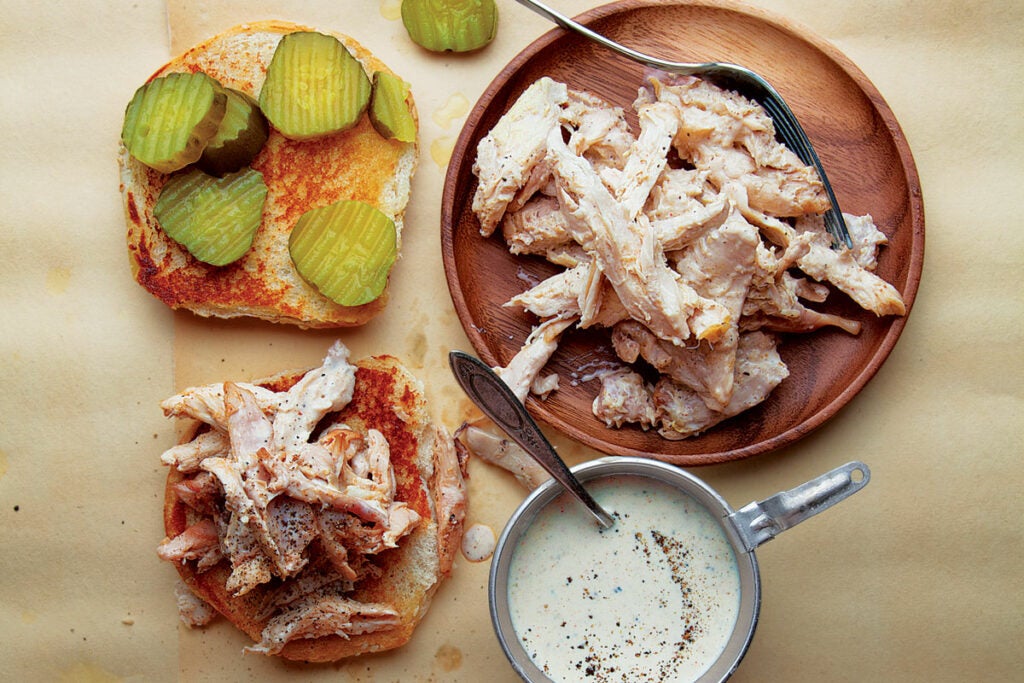 Alabama-Style Chicken Sandwiches with White Sauce