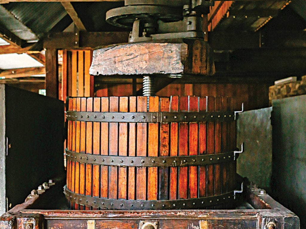An old basket press at Rockford Wines – Barossa, Australia