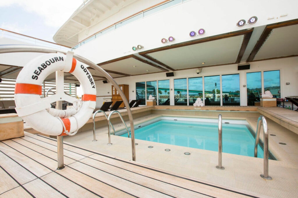 Seabourn Odyssey boasts five pools for guests to choose from