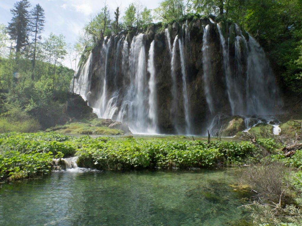 Croatia plitvice lakes waterfall