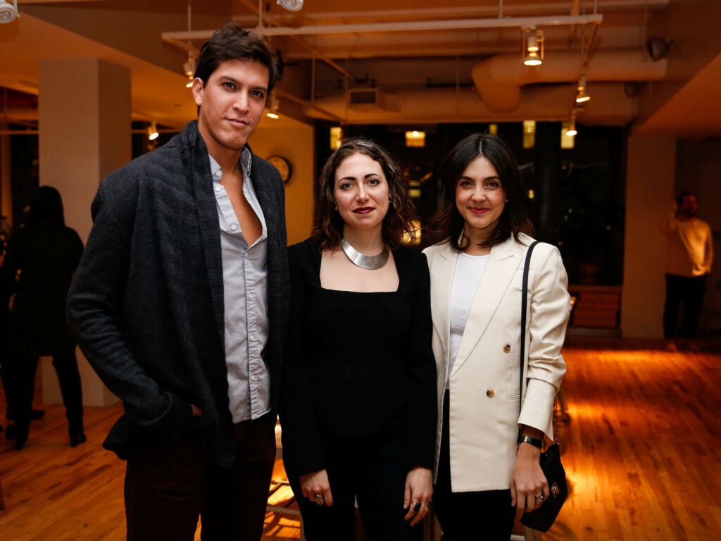 Saveur Associate Art Director Allie Wist with food stylist Mariana Velasquez and her husband, journalist Diego Señor