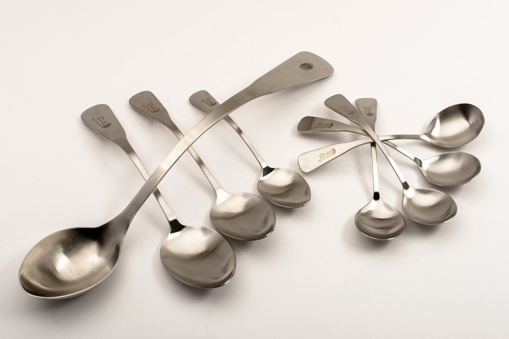 Offset spoon set