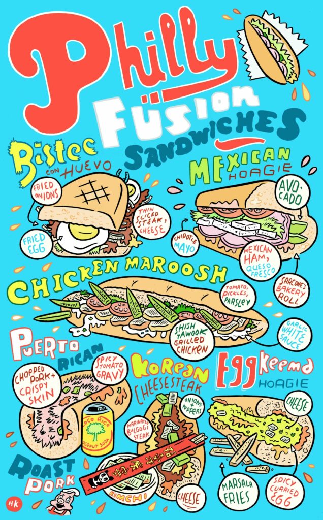 Philly Fusion Sandwiches