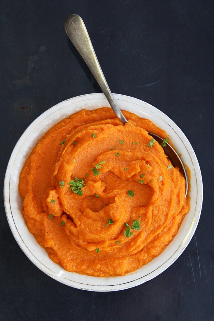Puréed Carrots with Orange and Ginger