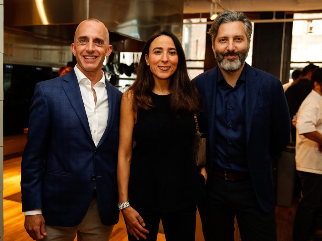 Publisher Greg Gatto with Christophe Attard and his wife Nefissa Attard