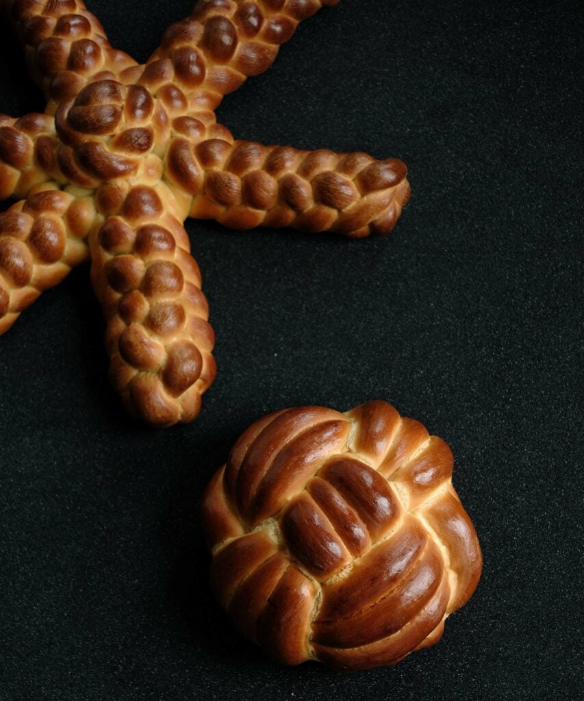 challot star and winston knot loaf bread