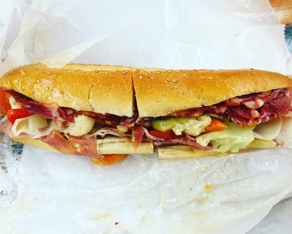 The world's most beautiful sandwich, from Arthur Avenue in the Bronx