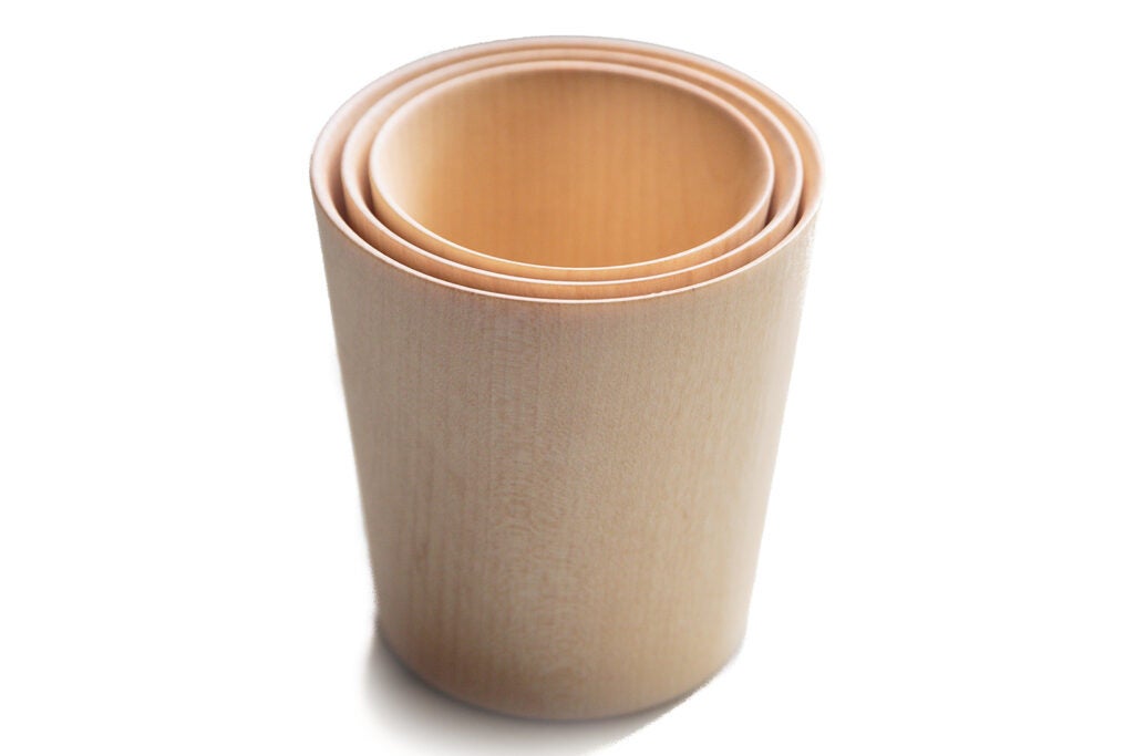 Kiki wooden stacking cup
