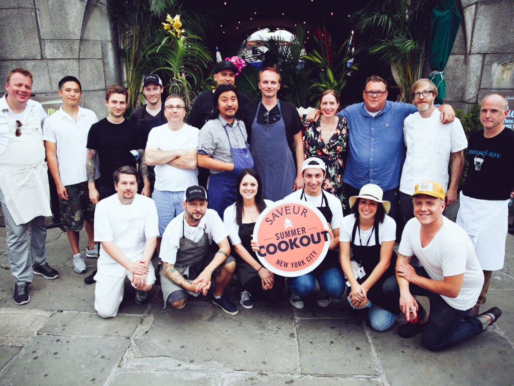 chef group shot, savcookout
