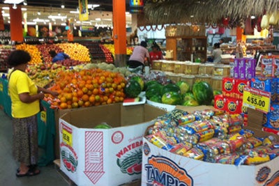 Produce at the Mexican grocer