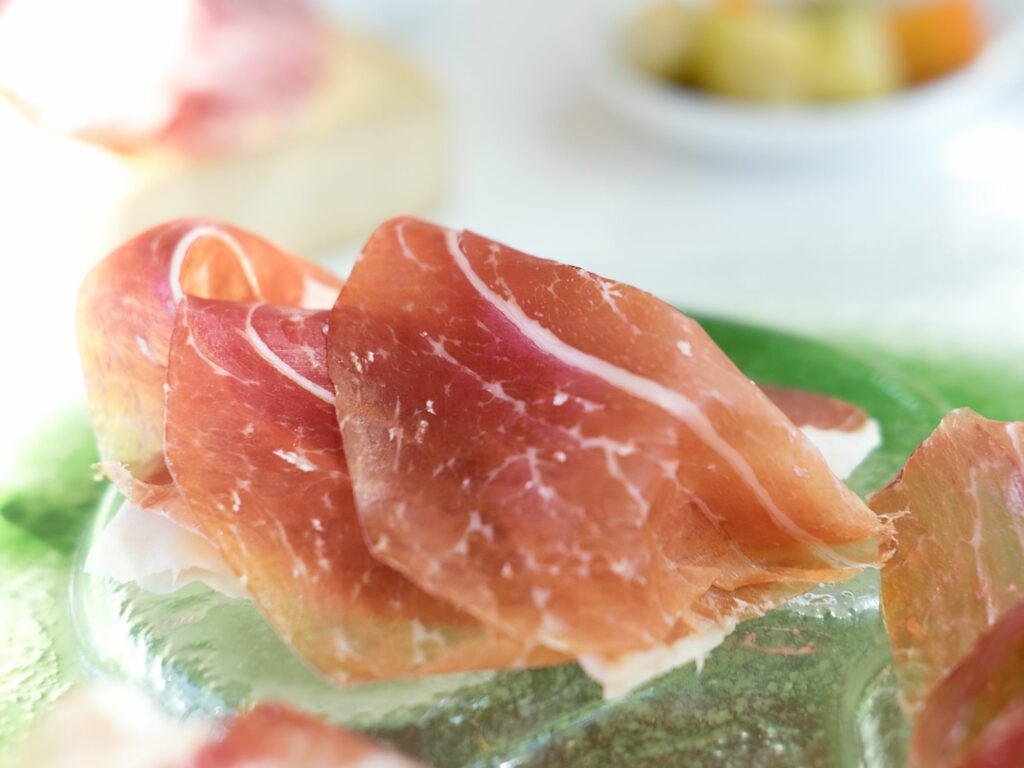37-month aged, Culatello-style ham made from black pigs.