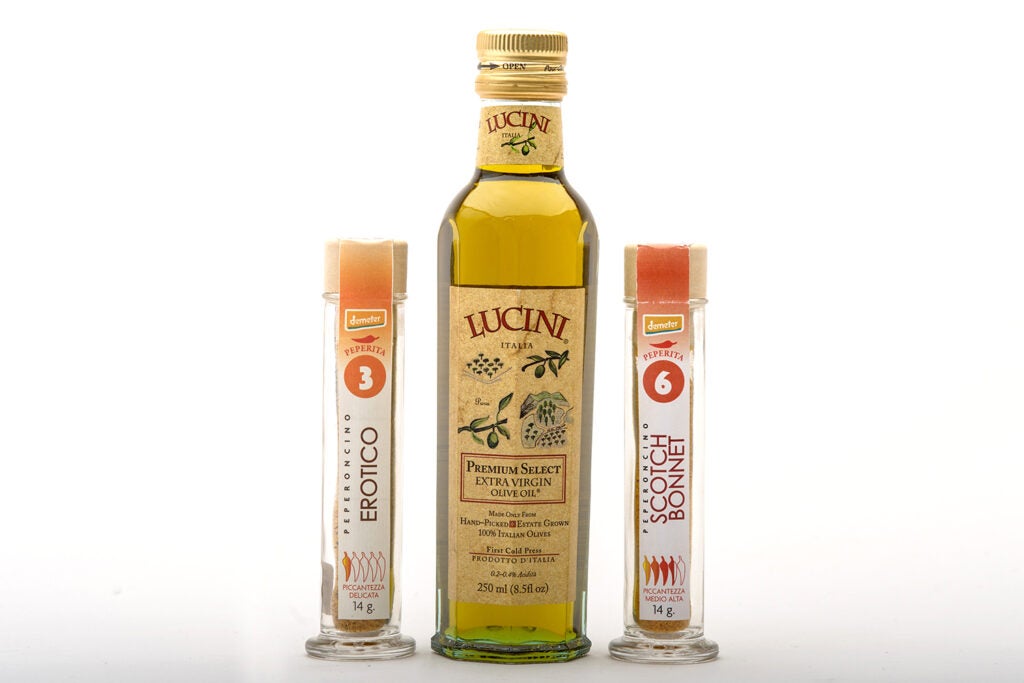 Lucini olive oil set