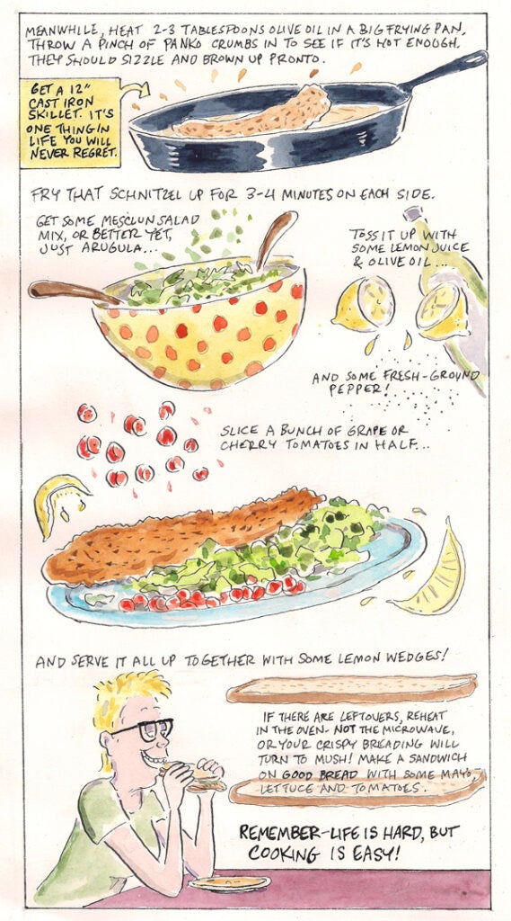 Wiener Schnitzel comic strip