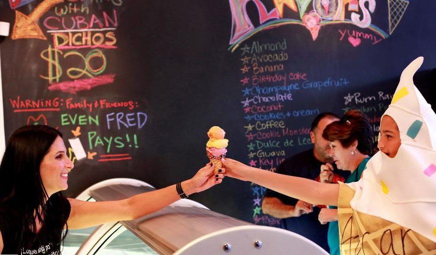 Suzy and Mascot Ice Cream