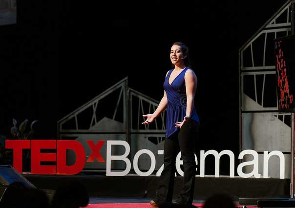 Speaking at TEDx Bozeman