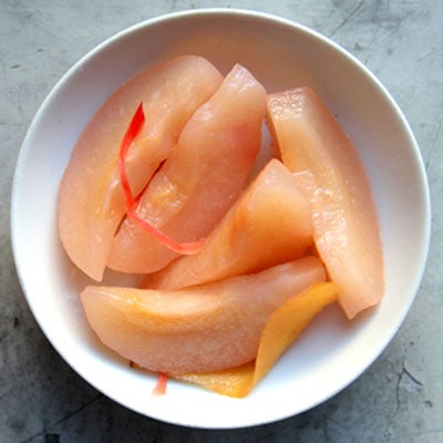 Pickled Asian Pears with Lemon