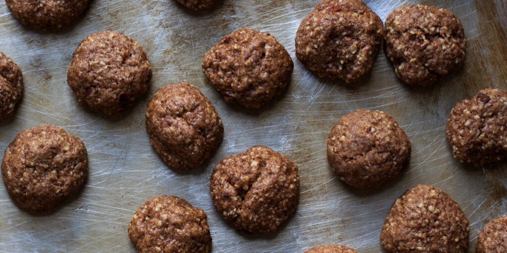 Chocolate Almond Cookies (Strazzate)
