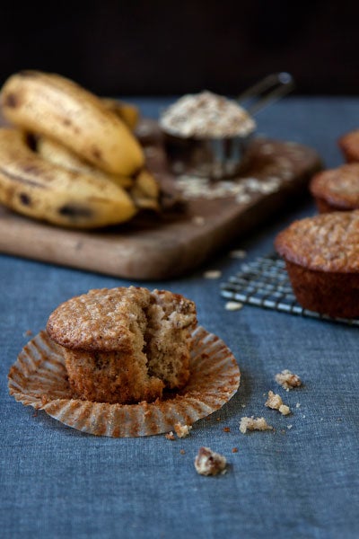 Banana-Oatmeal Muffins