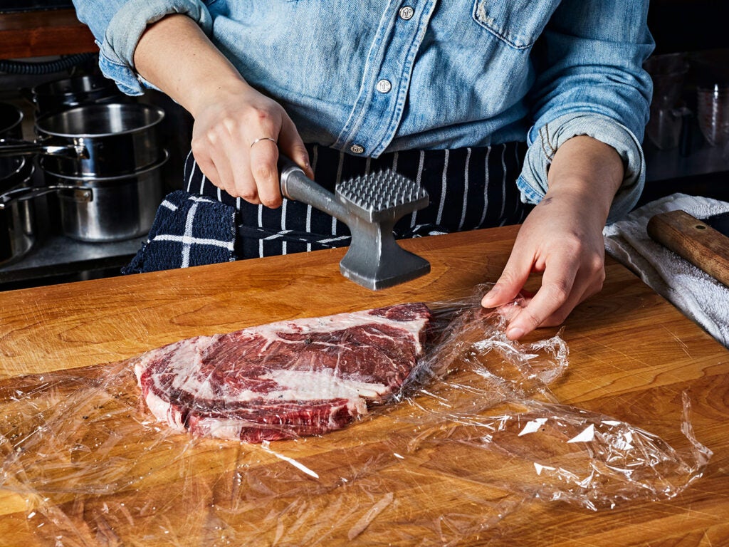 tenderizing steak