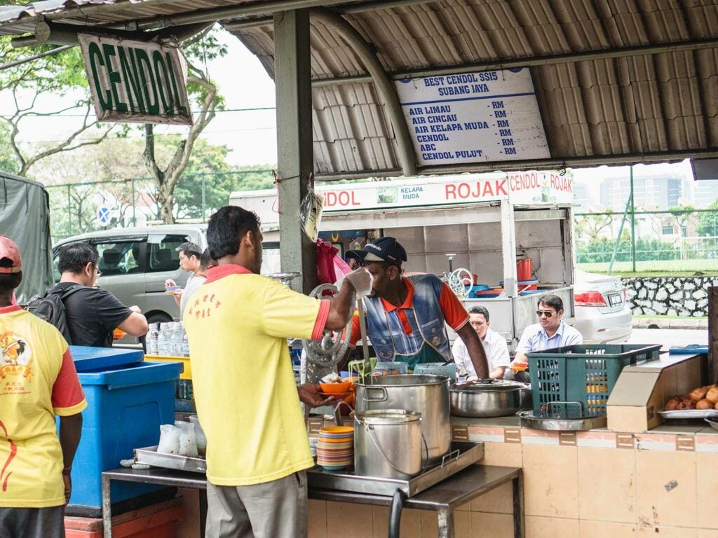 Cendol vendor Malaysia