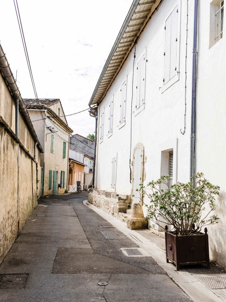 Street in the French city of Cavaillon