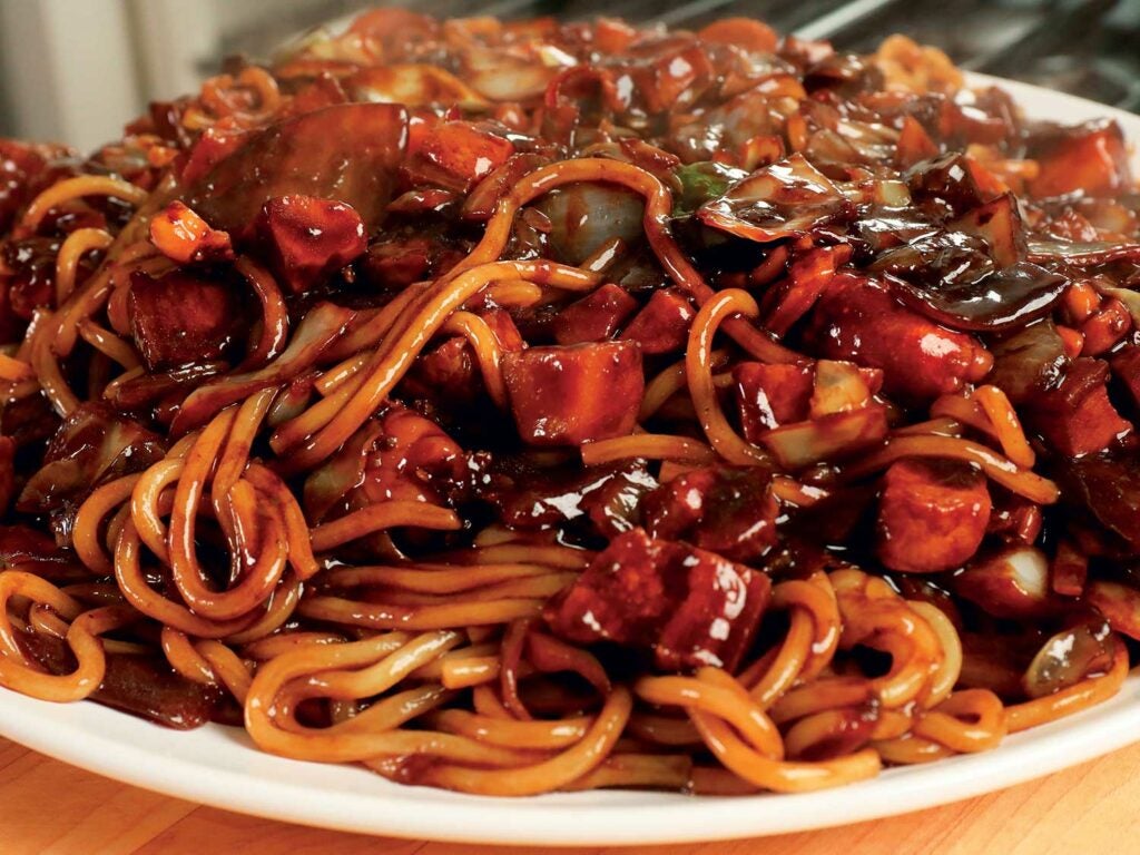 Leftover Korean Black-Bean Noodles