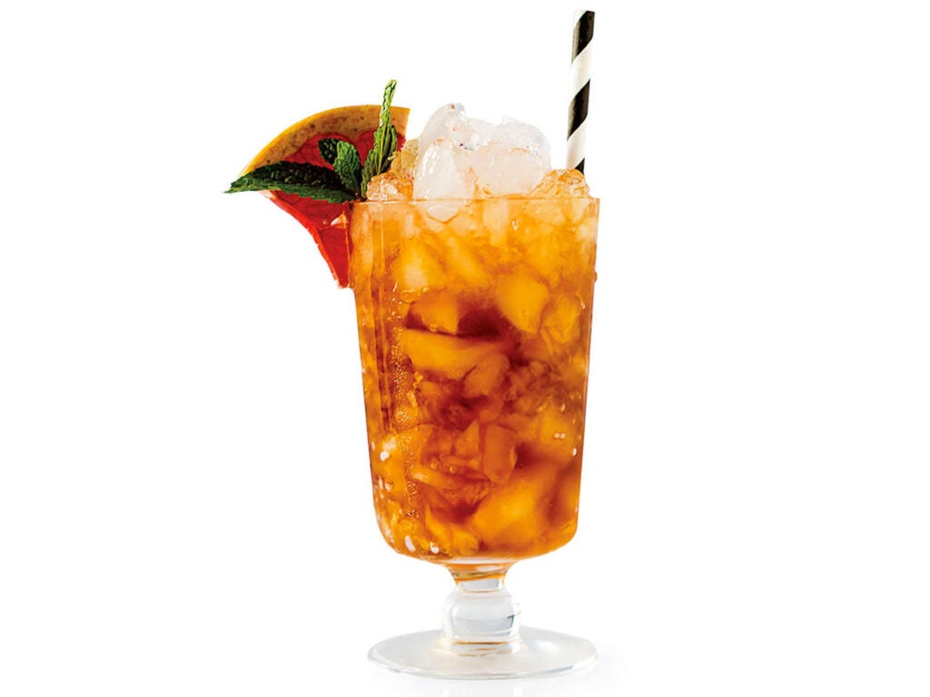Cynar julep cocktail