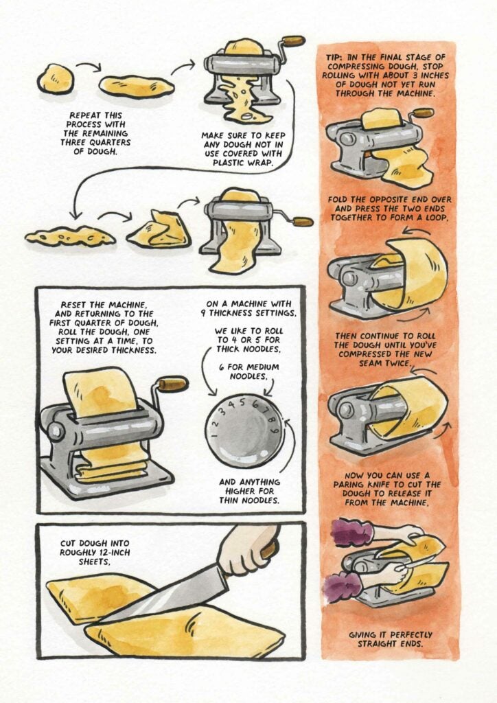 How to make ramen noodles step 4